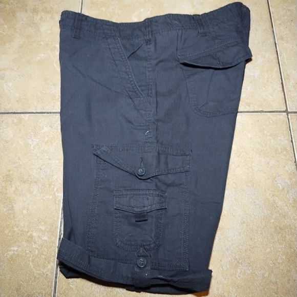 For Him London Dark Blue Cargo Shorts Size 32 - Picture 7 of 11